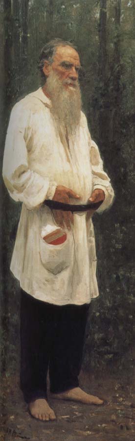 Ilia Efimovich Repin Tolstoy